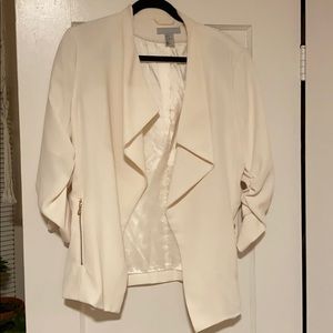 H&M white blazer